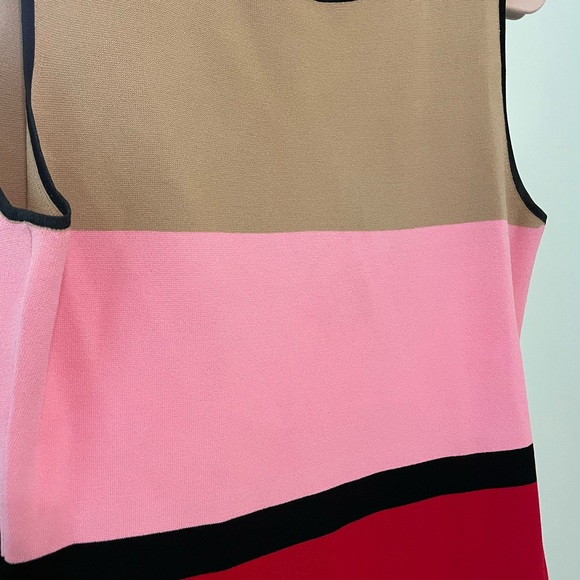 LIKE NEW DVF Colorblock Knit Midi Dress - Picture 6 of 9